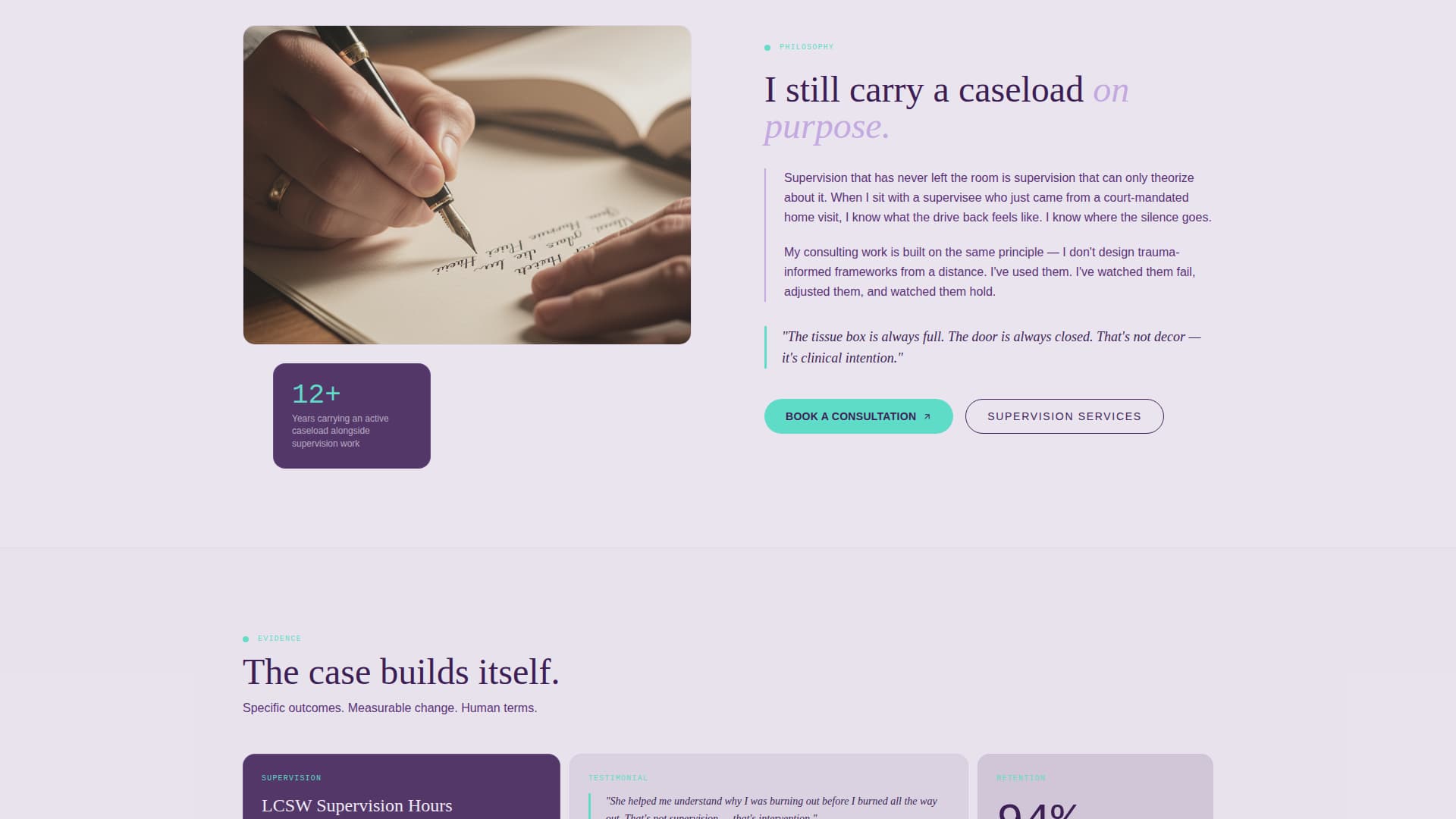 Advocate - Transformative Socialworker Landing Page Template