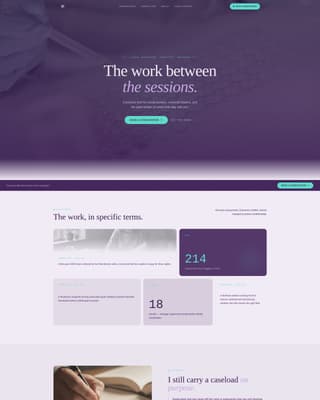 Advocate - Transformative Socialworker Landing Page Template