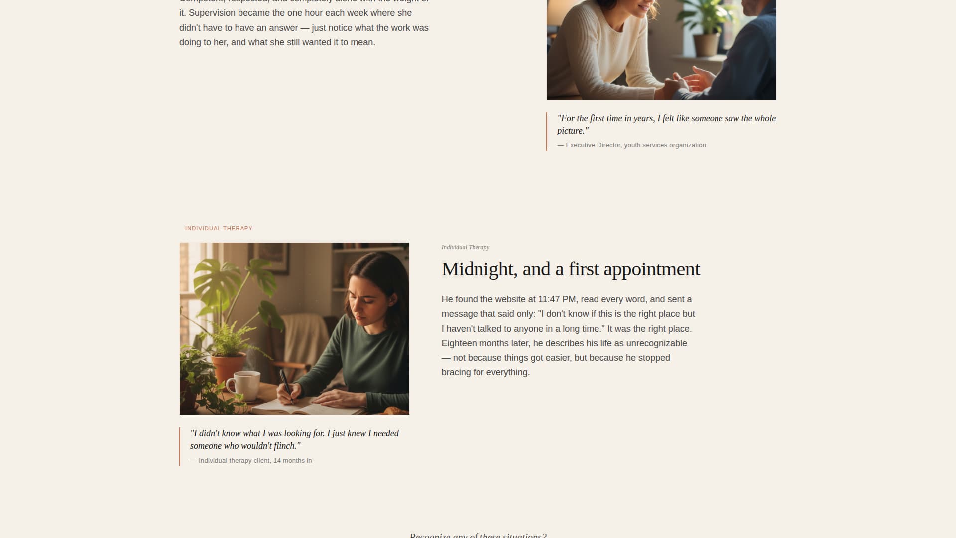 Advocate - Compelling Socialworker Landing Page Template