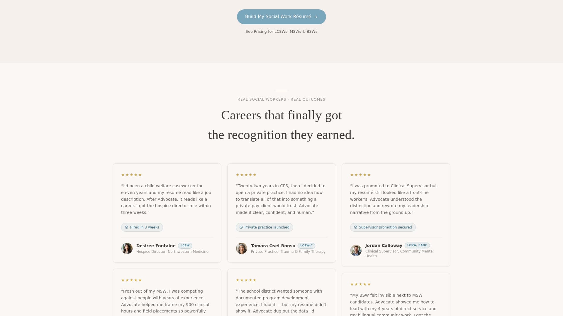 Social - Premium Worker Landing Page Template
