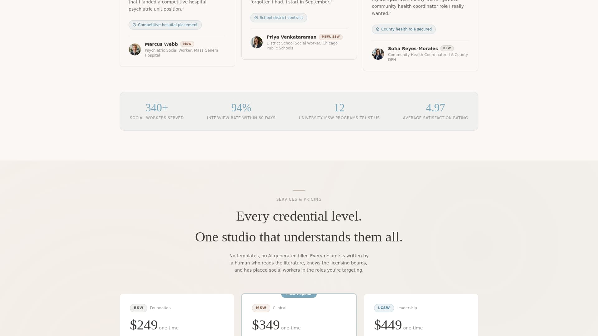 Social - Premium Worker Landing Page Template