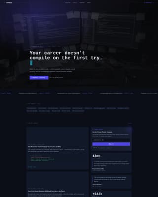 Commit - Electric Softwareengineer Landing Page Template
