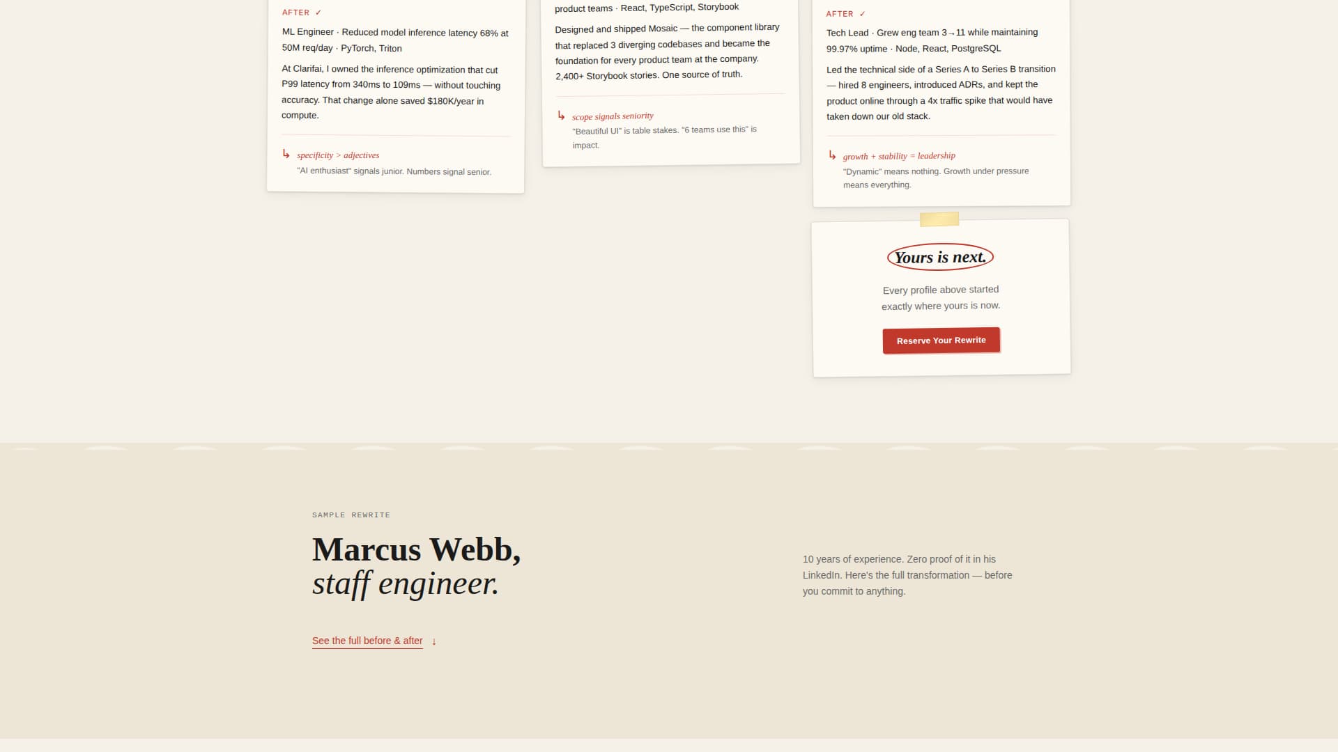 Software Engineer Profile Booking Website Template