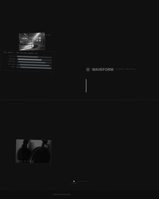 Waveform - Immersive Sounddesigner Landing Page Template