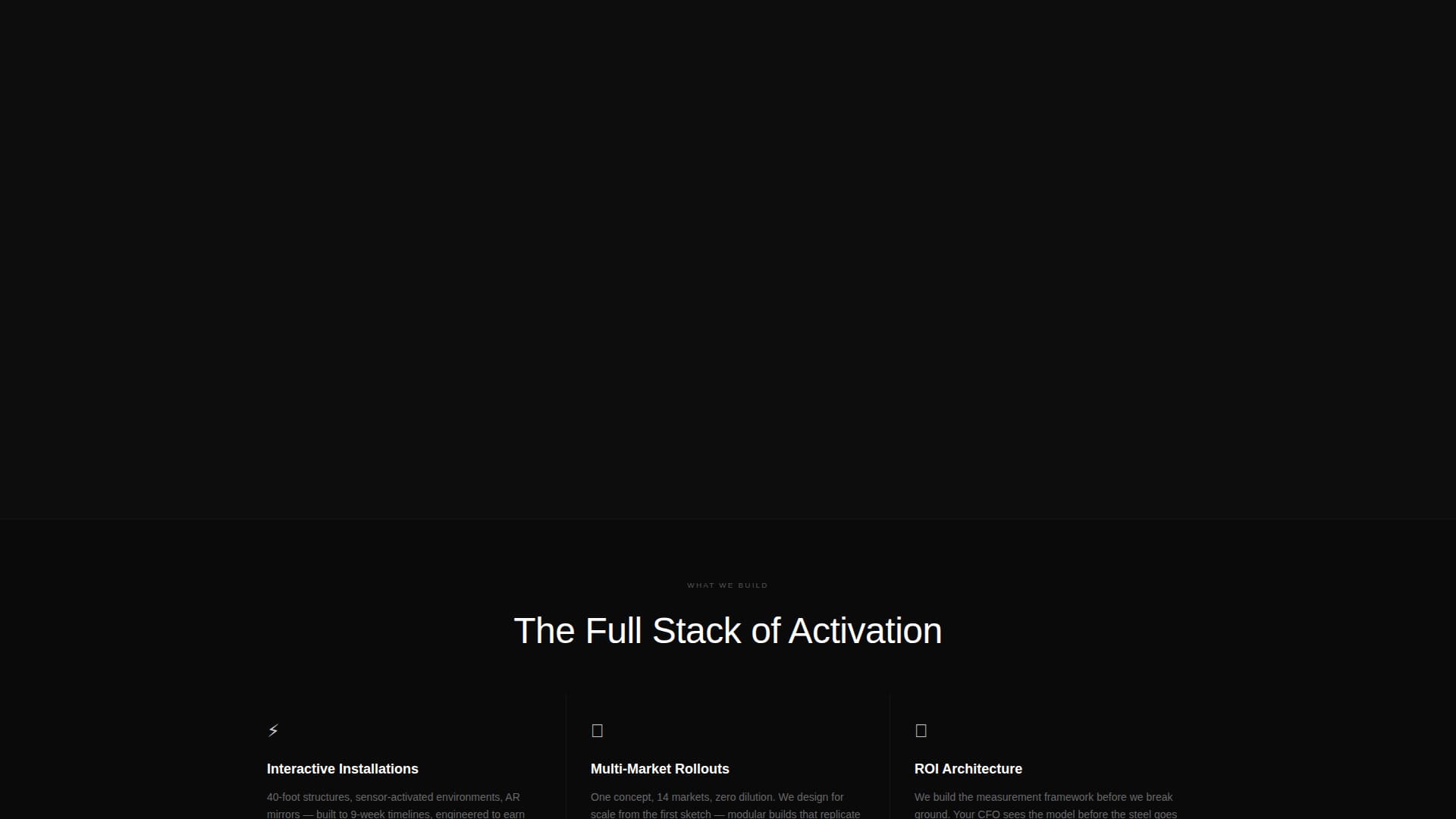 Activate - Immersive Sponsorship Landing Page Template