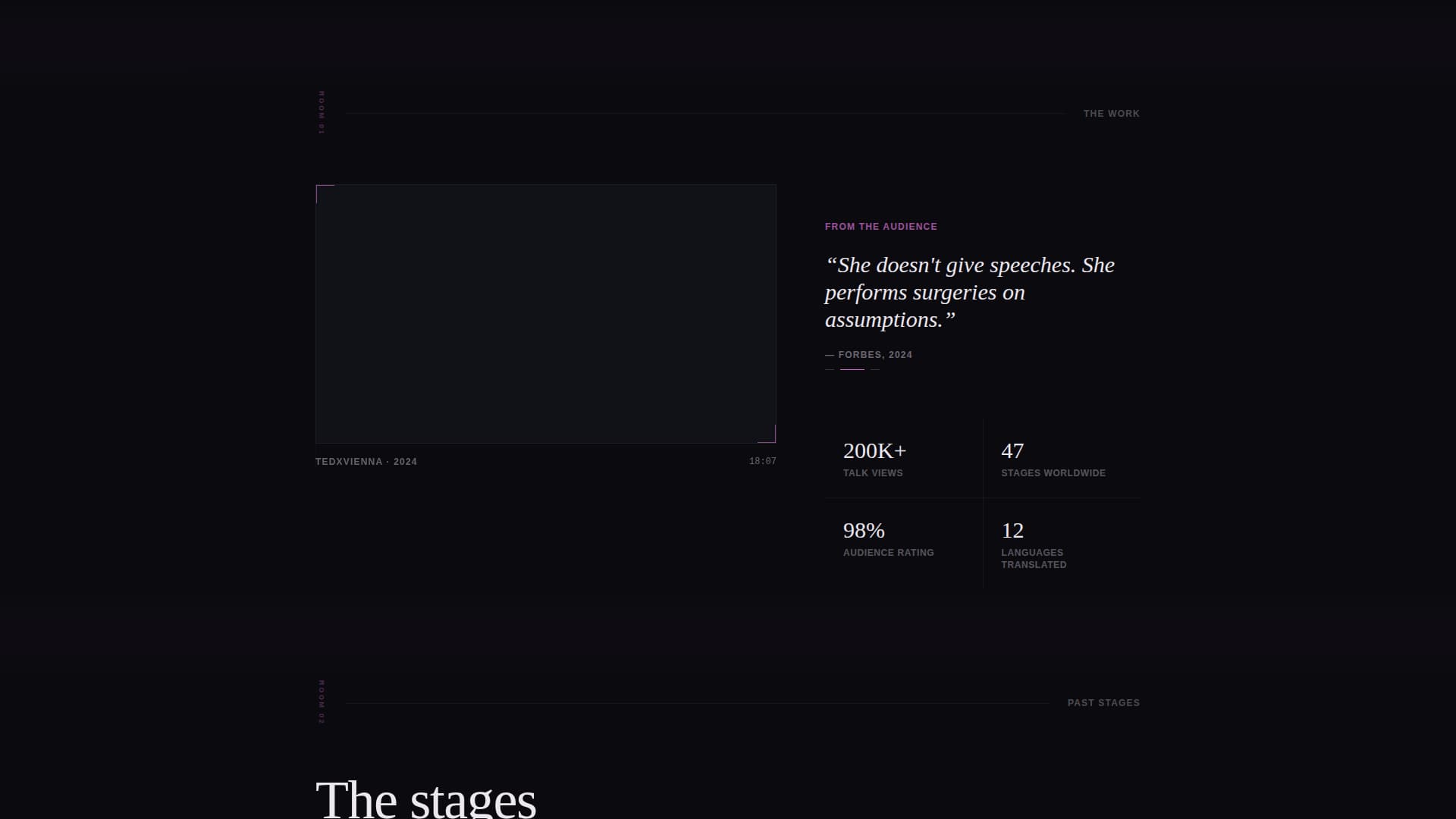 Podium - Captivating Speaker Landing Page Template