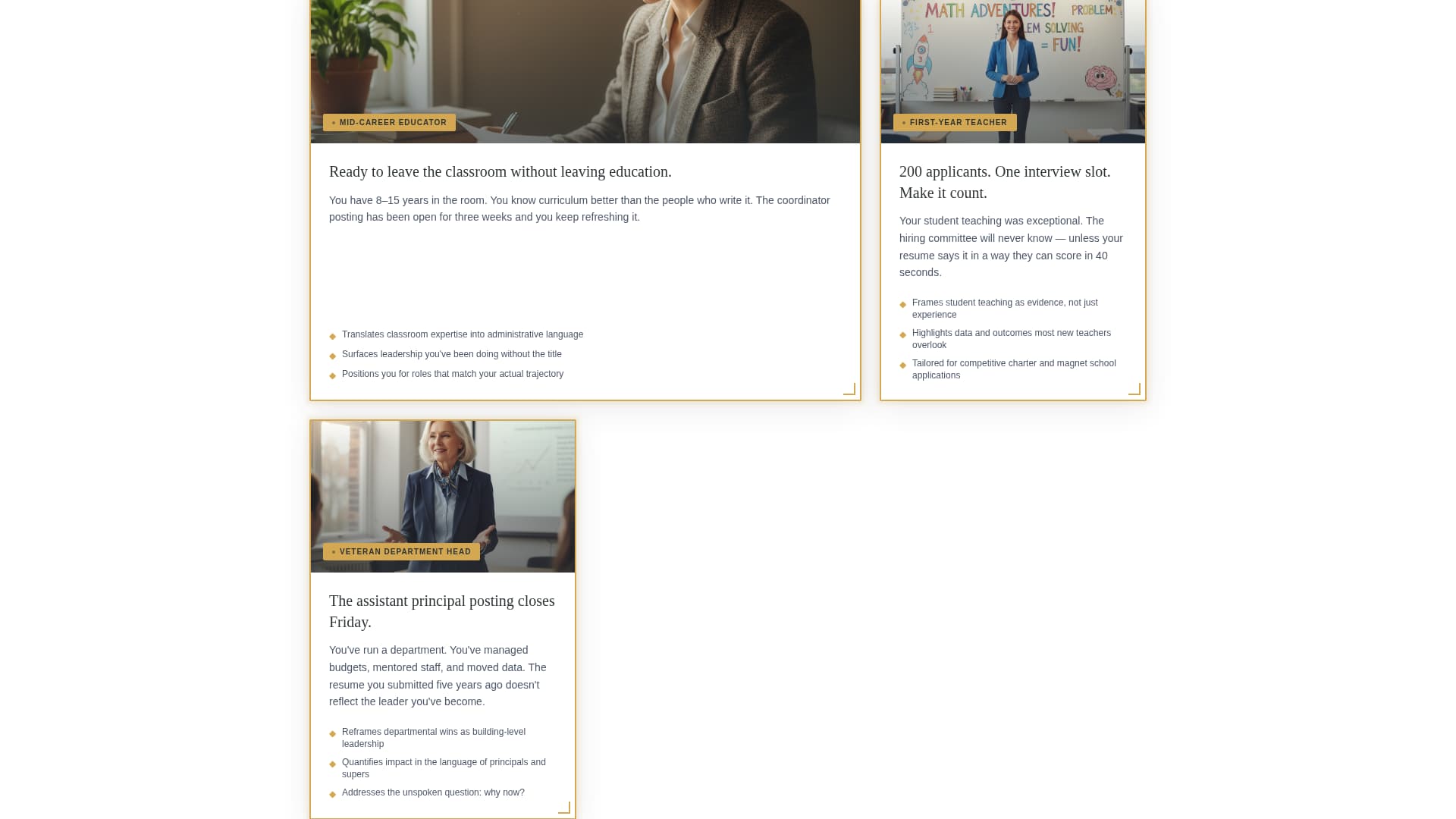 Teacher - Modern Professional Landing Page Template