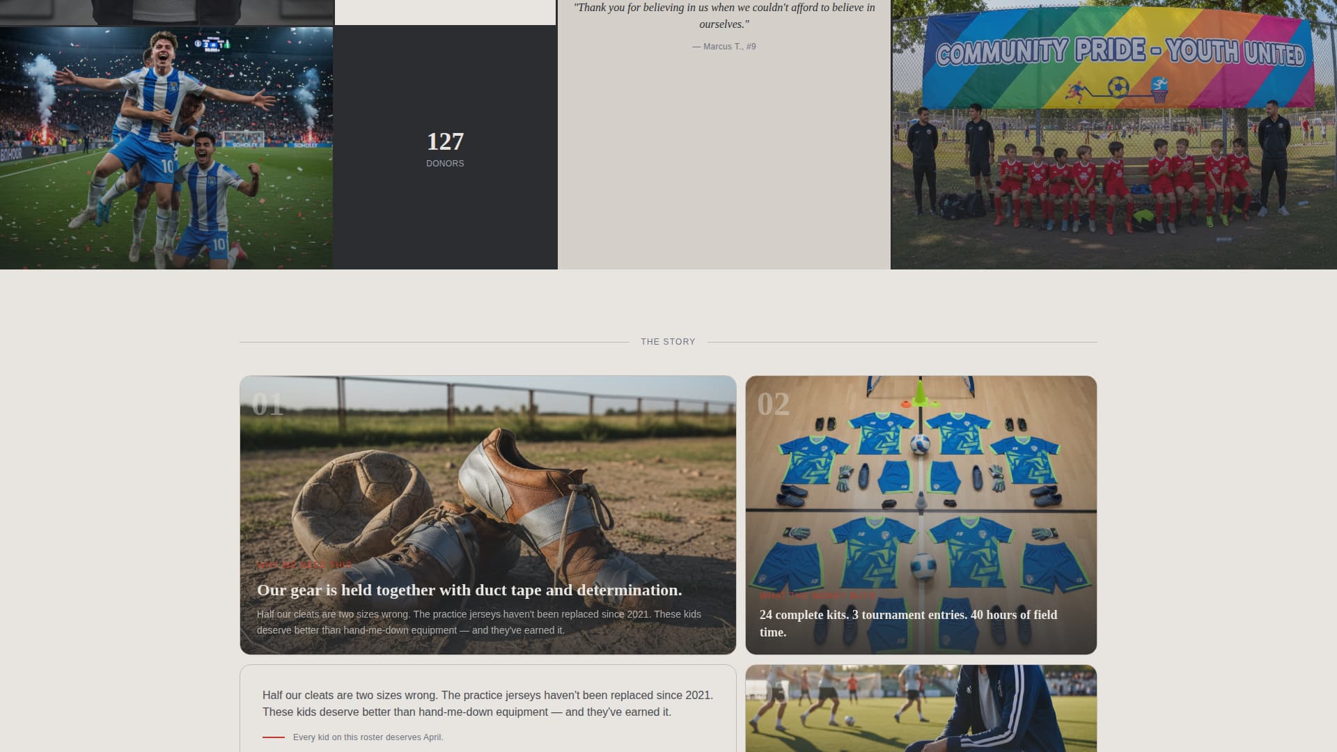 Rally - Powerful Fundraiser Landing Page Template