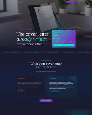 Drafted - Powerful Techprofessional Landing Page Template
