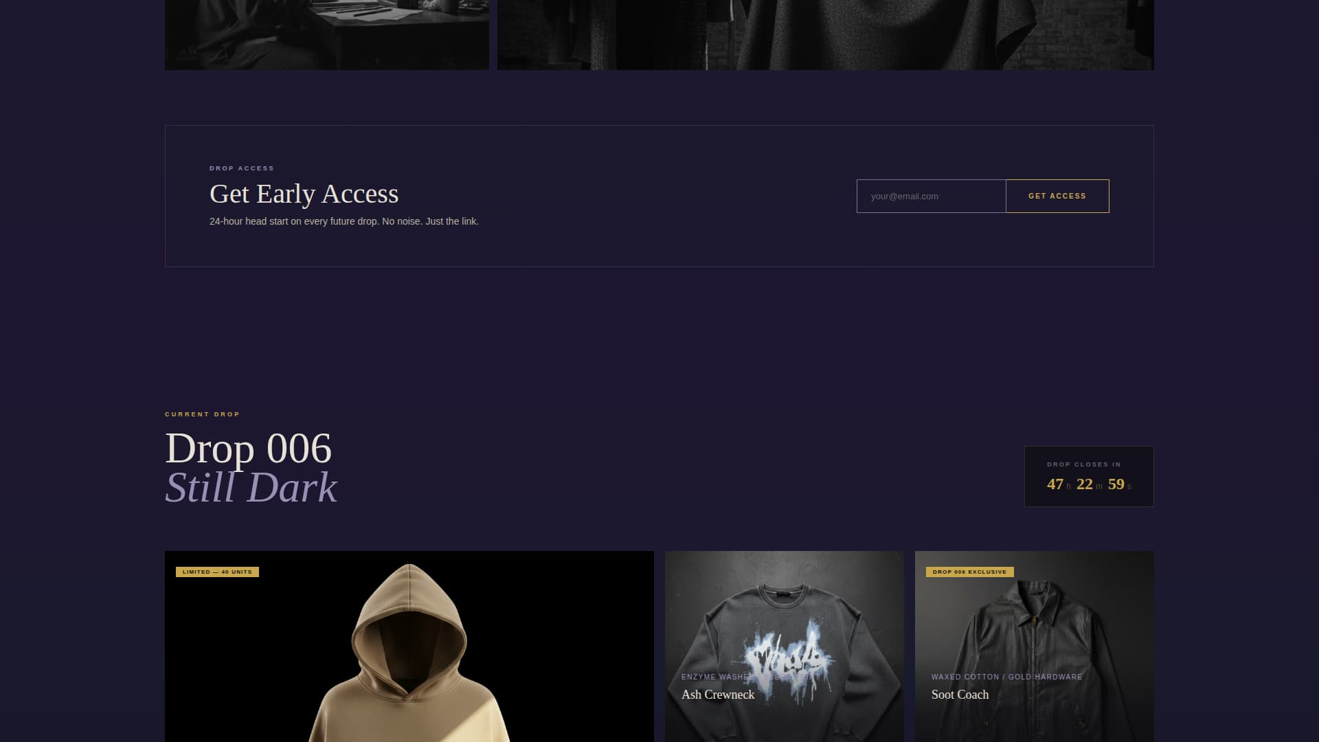 Streetwear & Urban Brand Professional Website Template