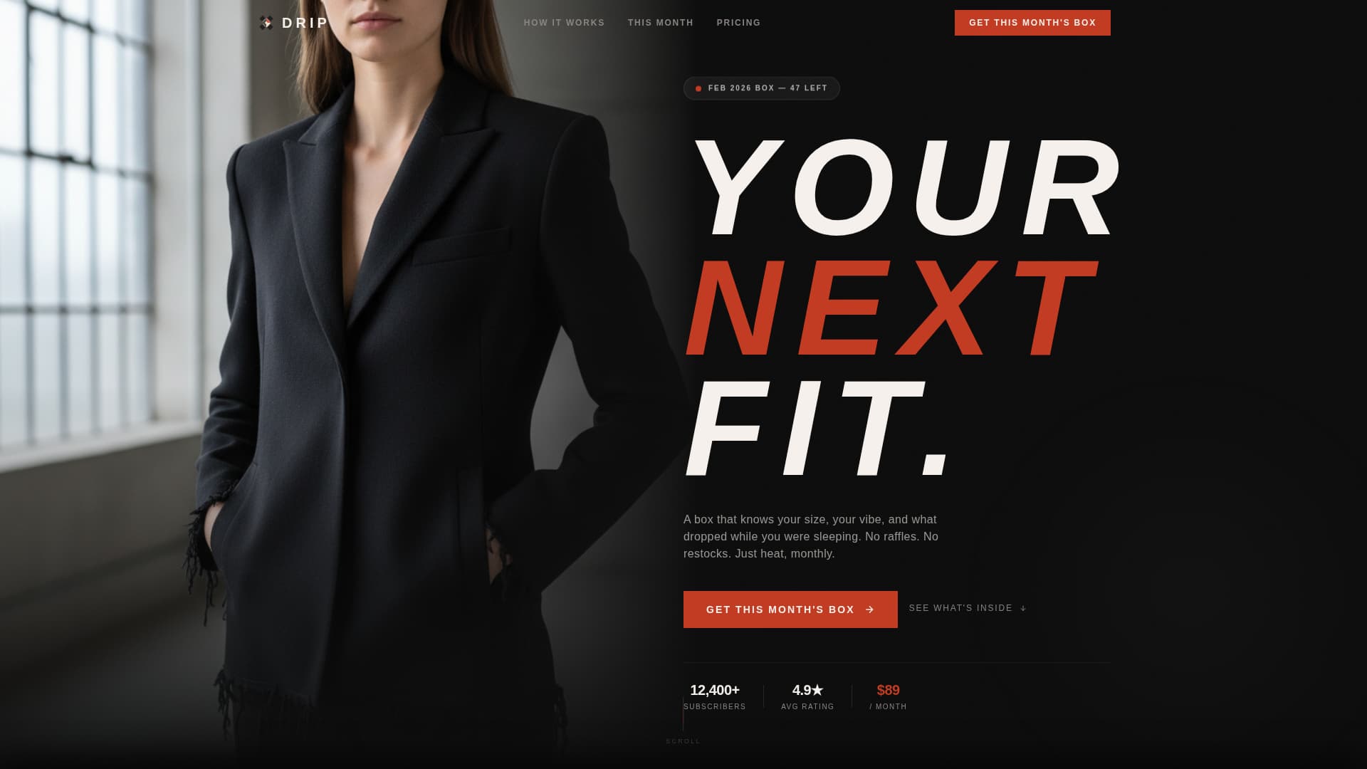 Streetwear Fashion Blog Website Template