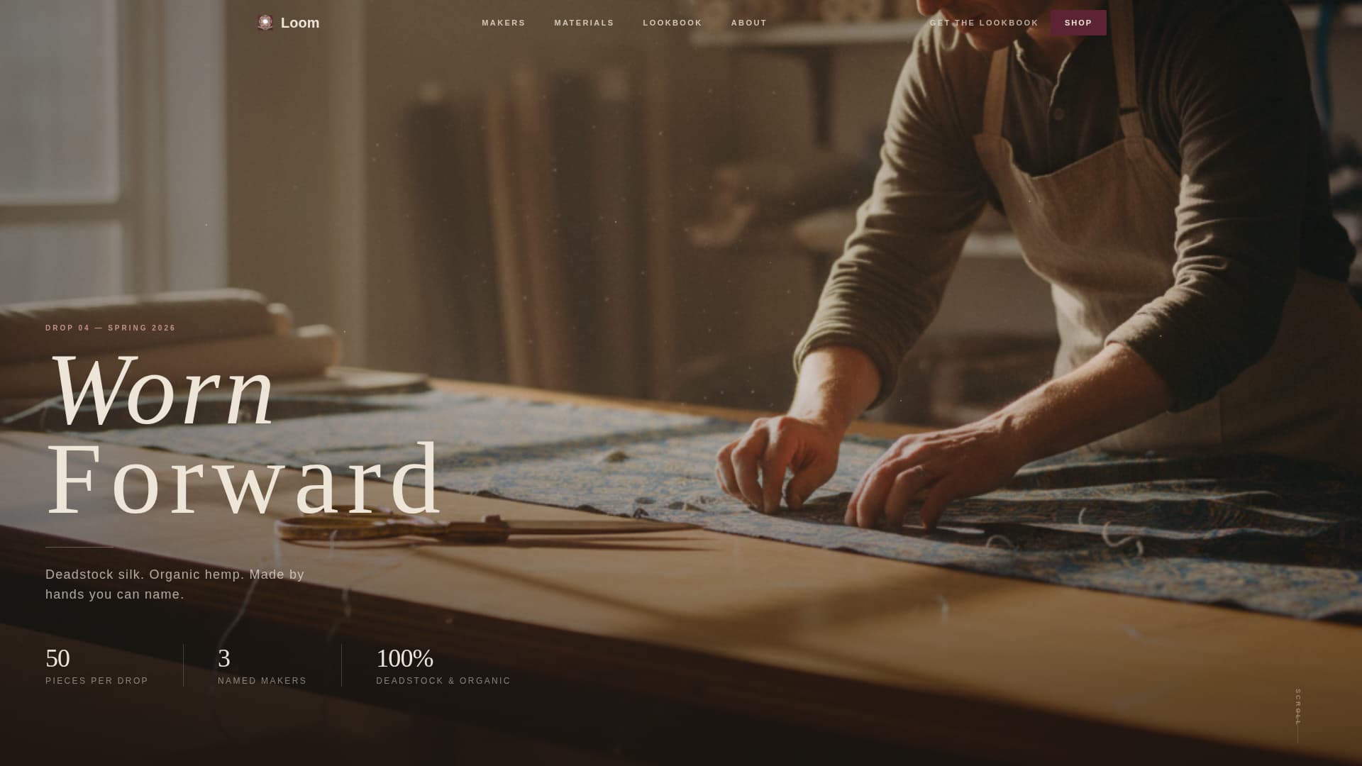 Sustainable & Ethical Fashion Specialist Professional Website Template