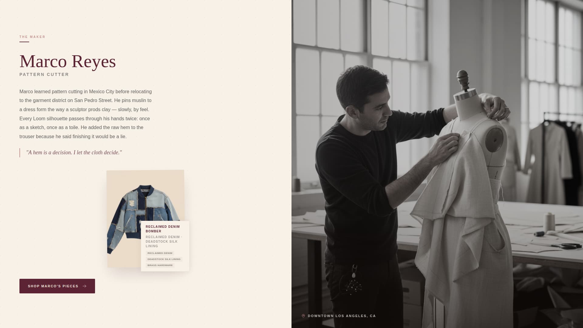 Sustainable & Ethical Fashion Specialist Professional Website Template