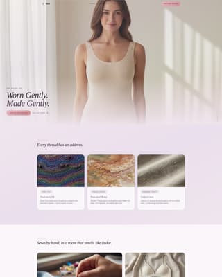Lingerie & Intimate Wear Pre-Launch Website Template