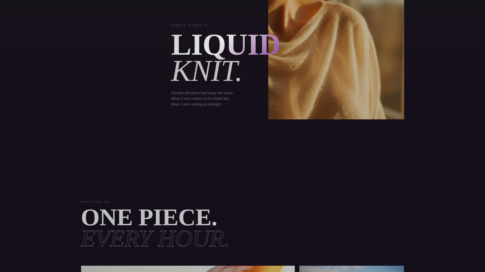 Swimwear & Beachwear Pre-Launch Website Template