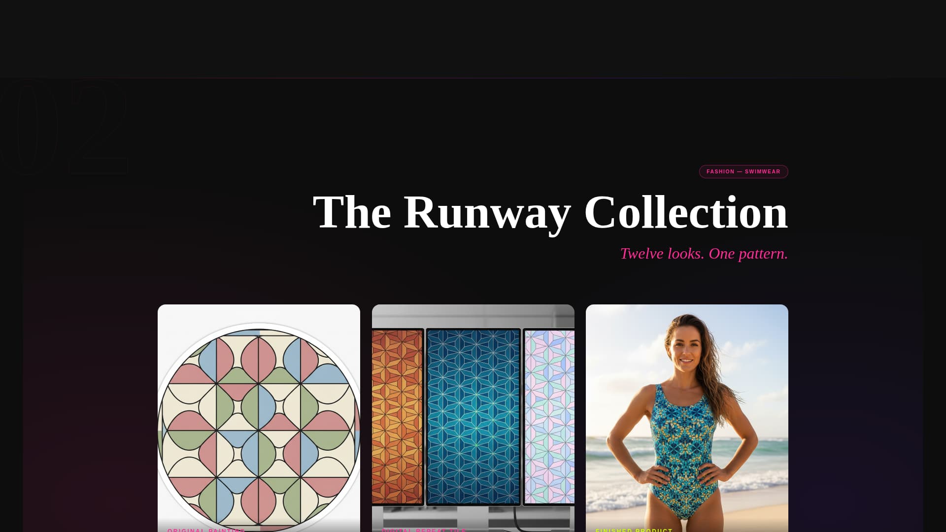 Fashion Designer Portfolio Directory Website Template
