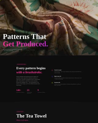 Fashion Designer Portfolio Directory Website Template