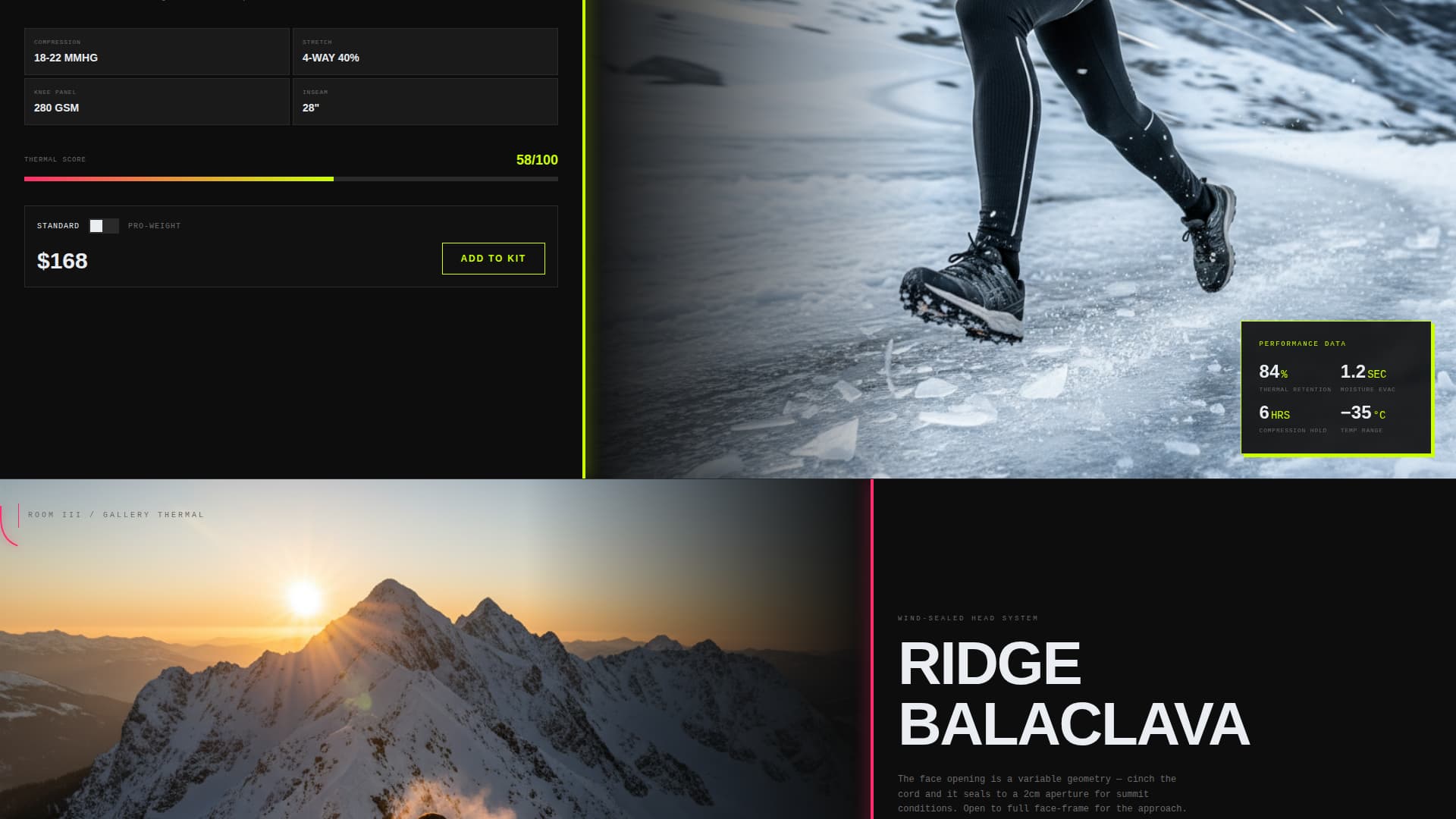 Alpine - Highperformance Thermal Landing Page Template