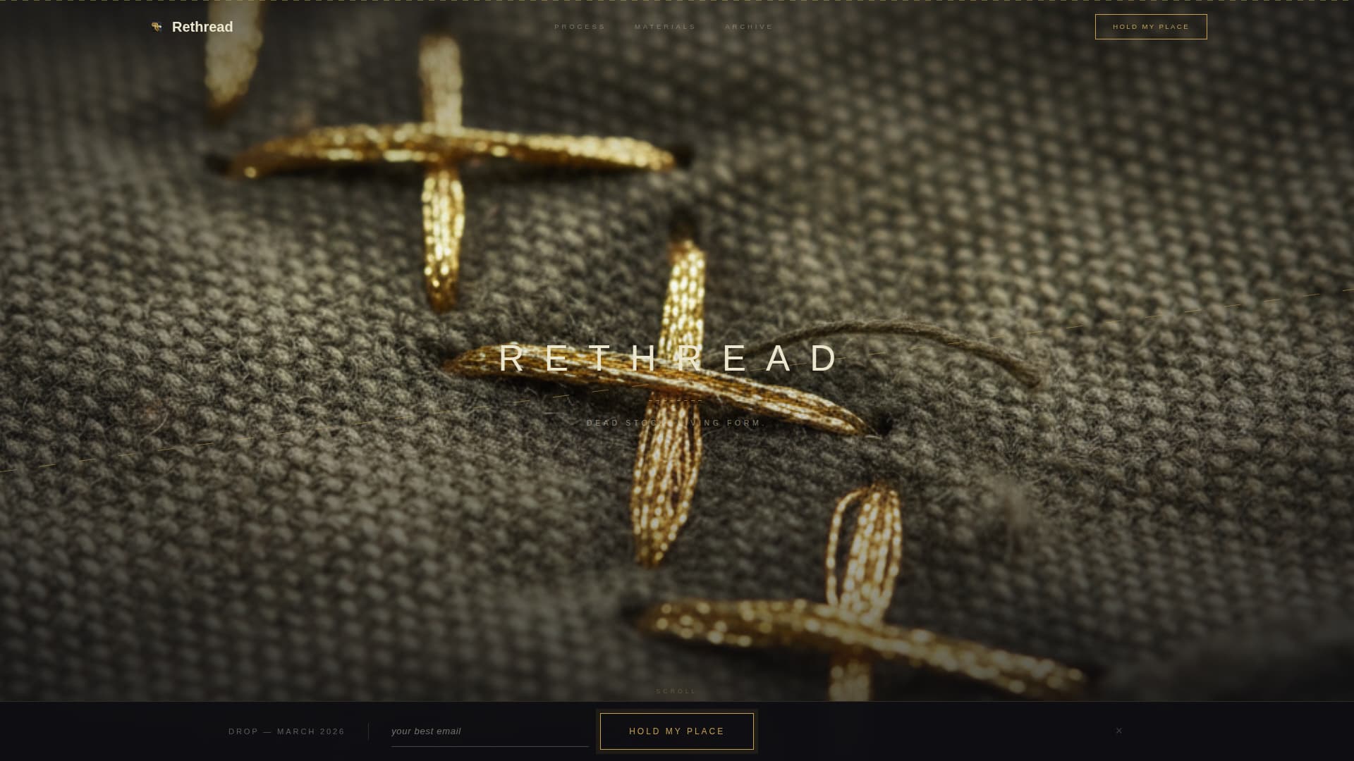 Sustainable & Ethical Fashion Pre-Launch Website Template