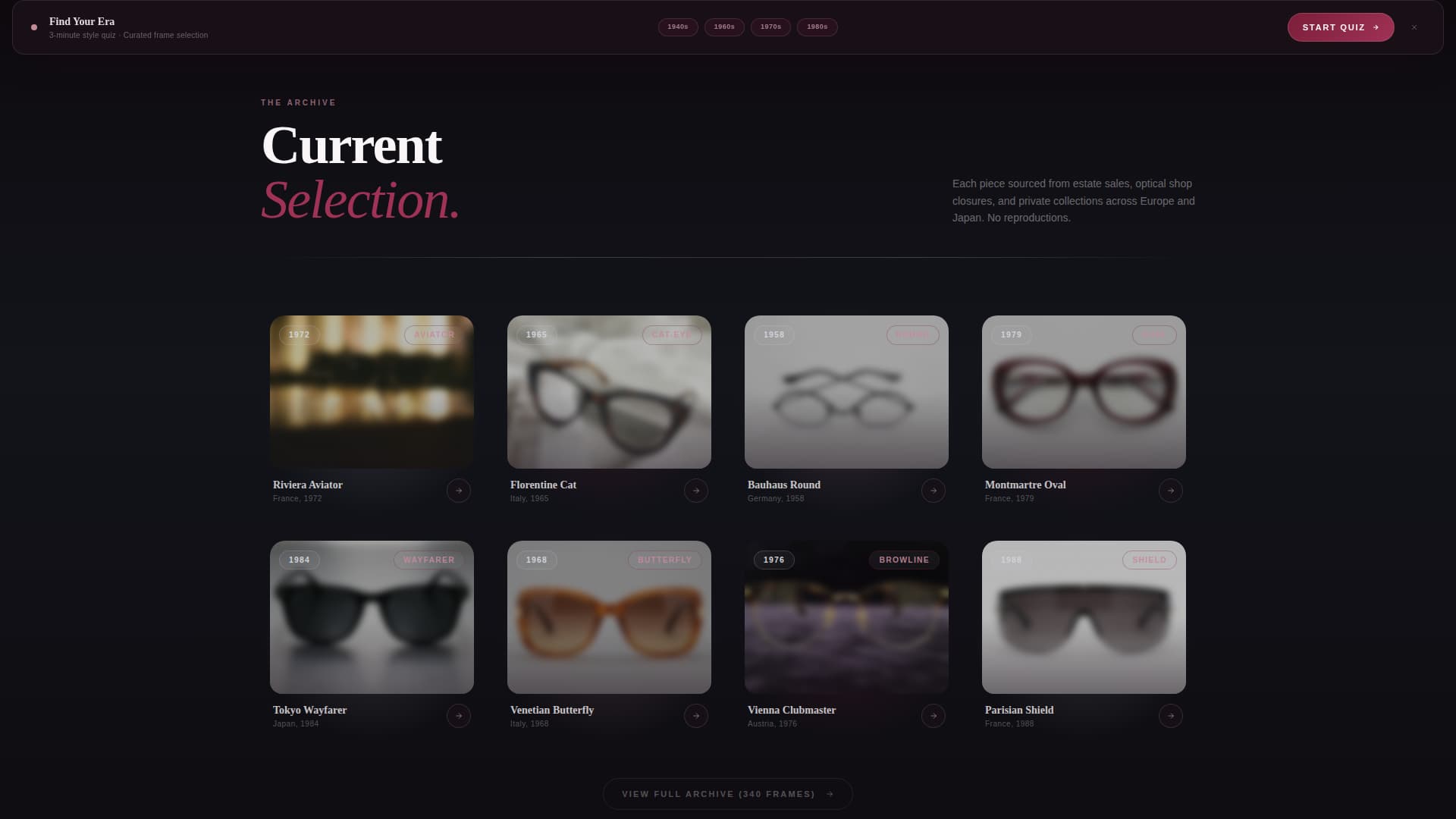 Vintage Fashion Specialist Blog Website Template