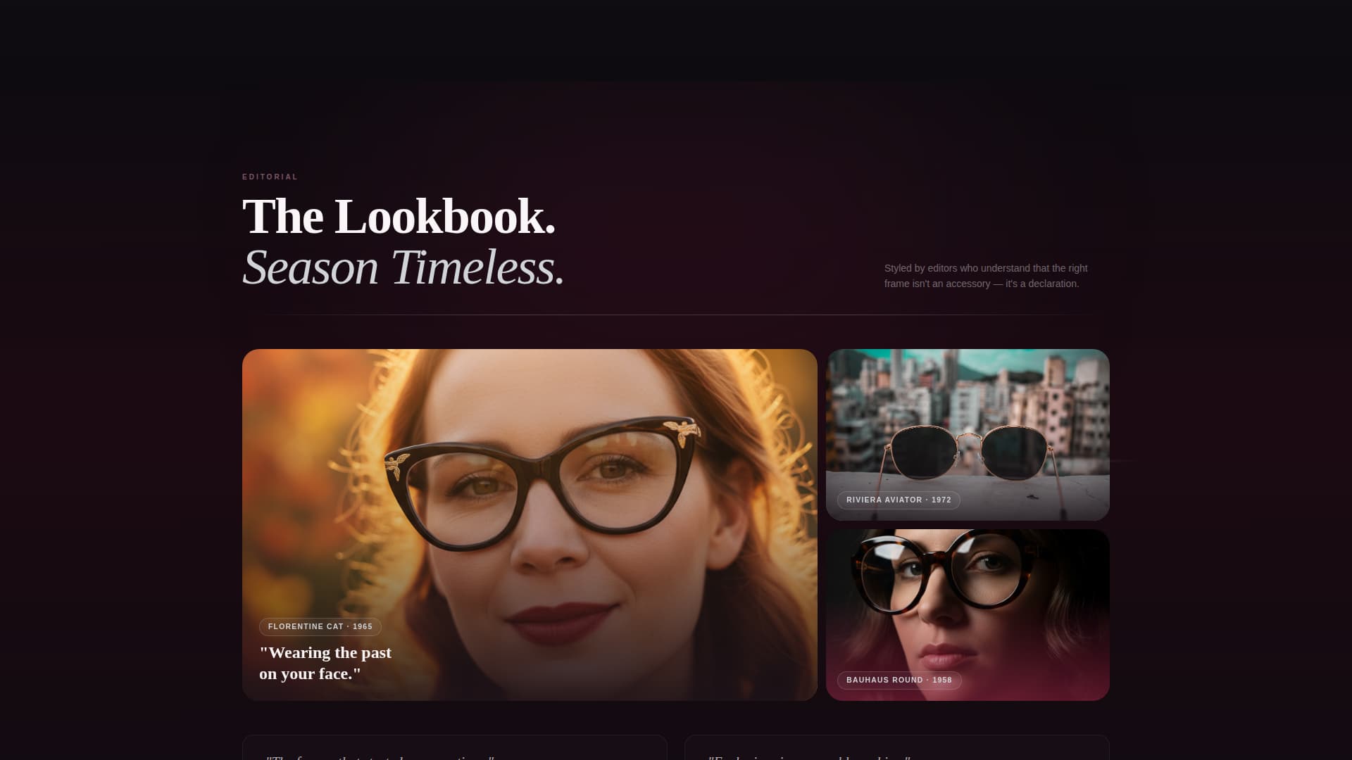 Vintage Fashion Specialist Blog Website Template