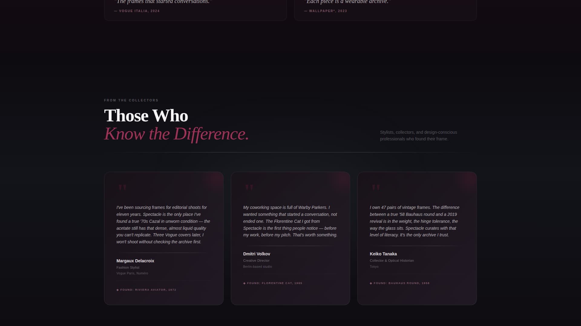 Vintage Fashion Specialist Blog Website Template