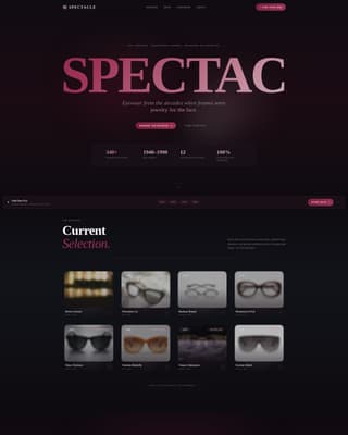 Vintage Fashion Specialist Blog Website Template