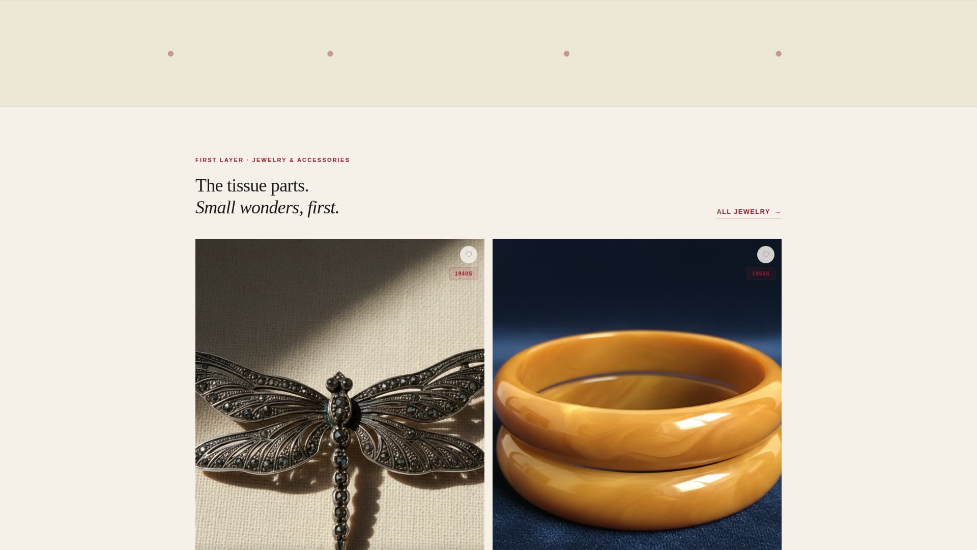 Vintage Fashion Blog Website Template