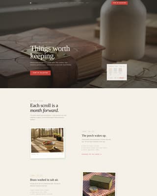 Vintage Fashion Advanced Blog Website Template