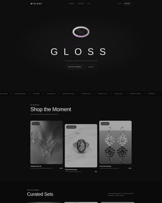 Y2K Fashion Professional Website Template