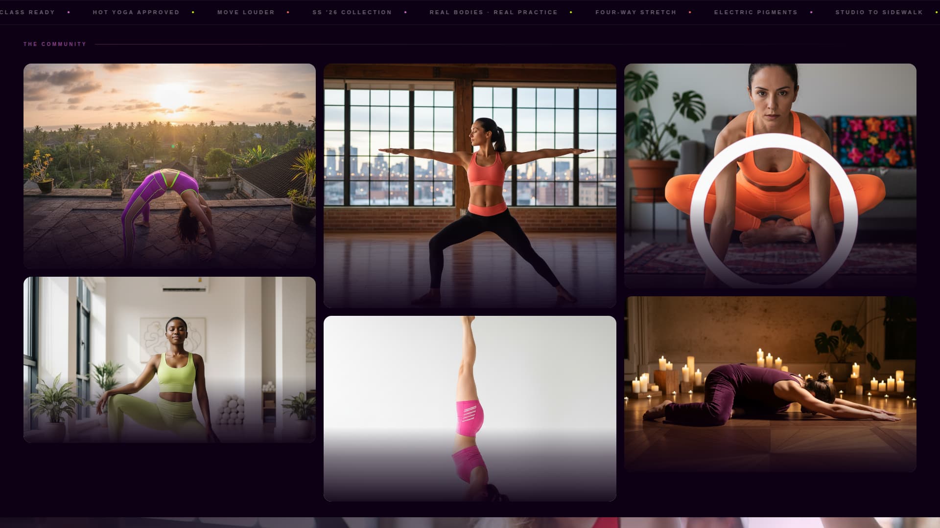 Asana - Vibrant Activewear Landing Page Template