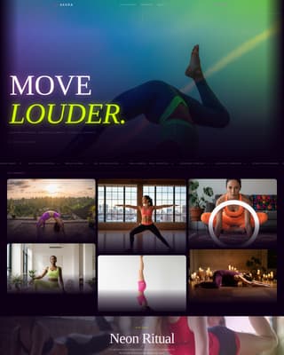 Asana - Vibrant Activewear Landing Page Template