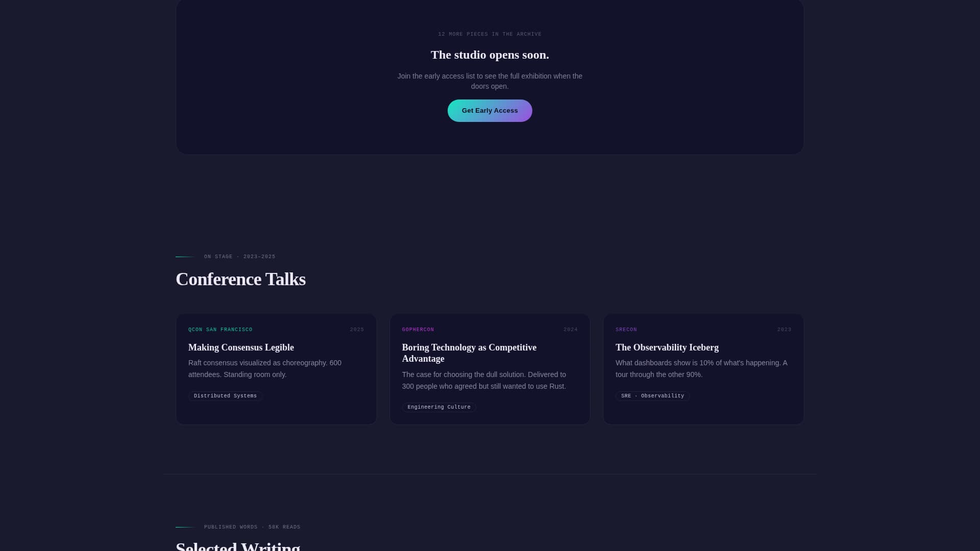 Folio - Stunning Techprofessional Landing Page Template