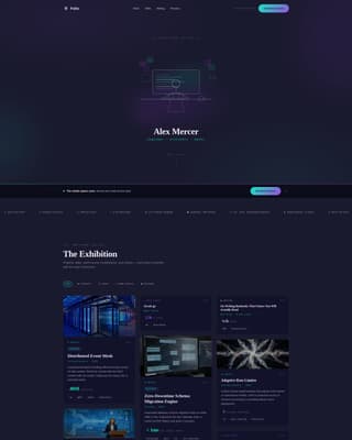 Folio - Stunning Techprofessional Landing Page Template