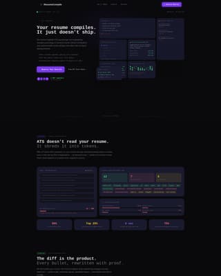 Compile - Highimpact Developer Landing Page Template