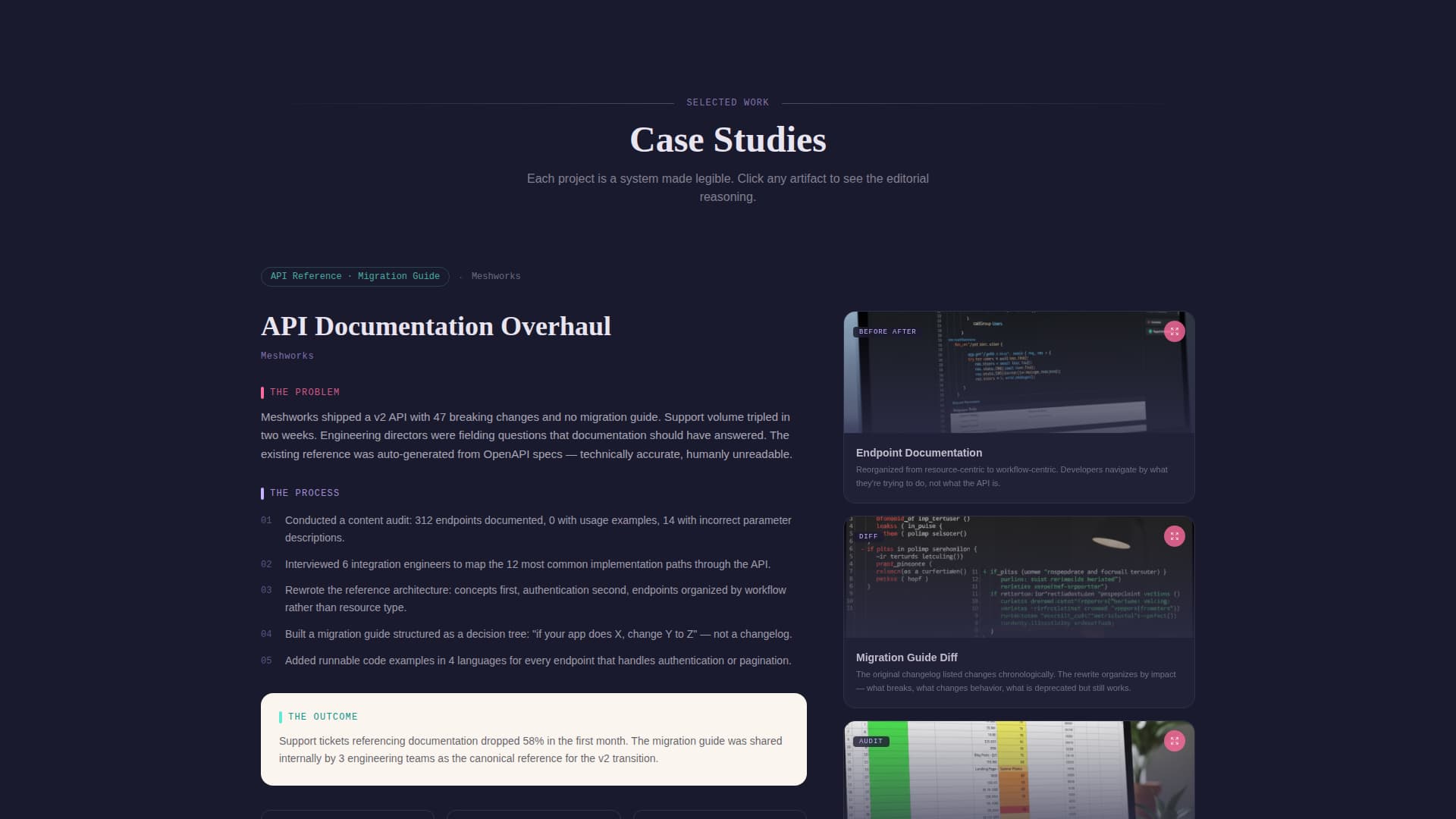 Folio - Iridescent Technicalwriter Landing Page Template