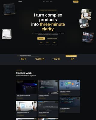 Folio - Stunning Technicalwriter Landing Page Template