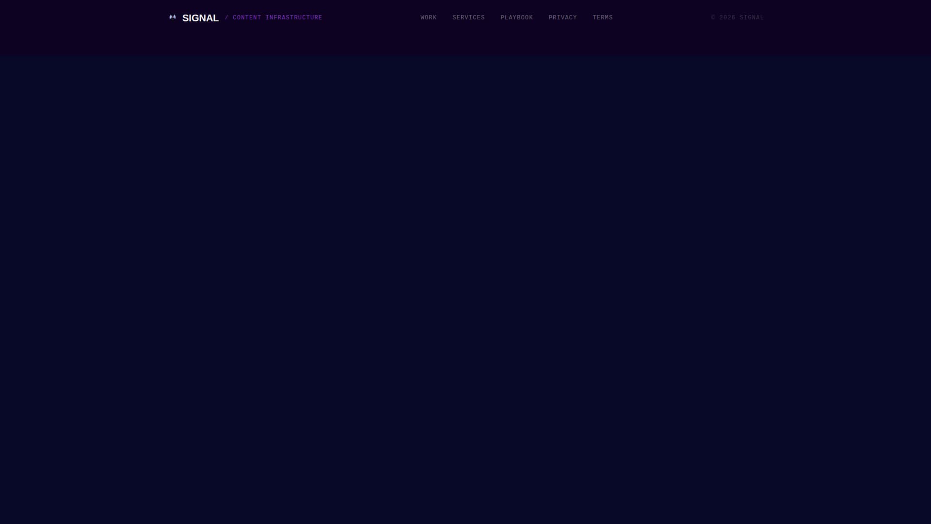 Signal - Bold Telecommarketing Landing Page Template