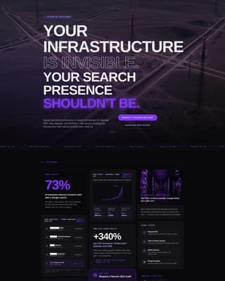 Signal - Immersive Telecommunications Landing Page Template