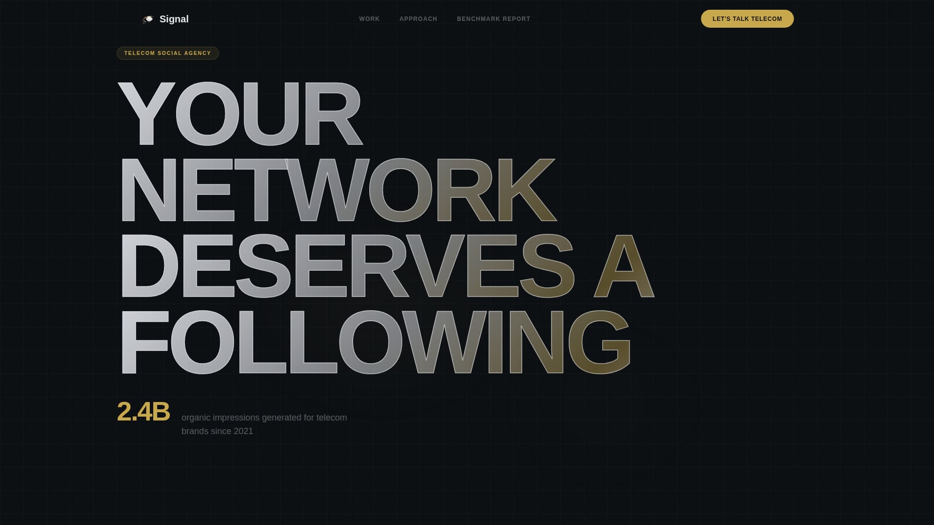 Telecommunications Marketing & Agency Portfolio Website Template