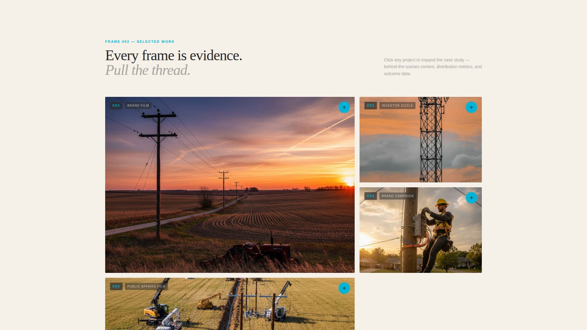 Signal - Cinematic Telco Landing Page Template