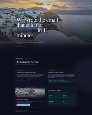 Dispatch - Compelling Travelemail Landing Page Template