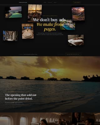 Travel Marketing & Agency Specialist Portfolio Website Template