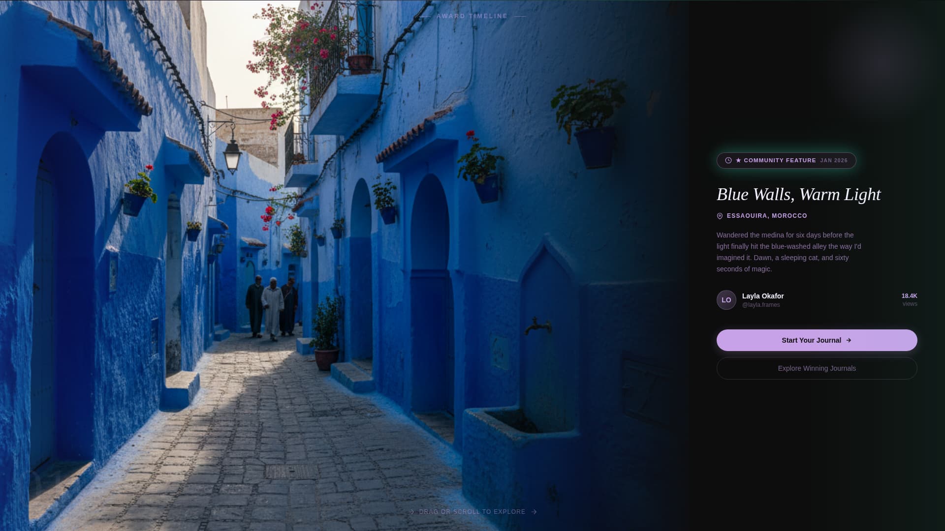 Shutter - Wanderlust Travel Landing Page Template