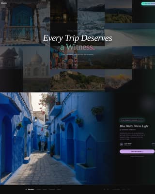 Shutter - Wanderlust Travel Landing Page Template