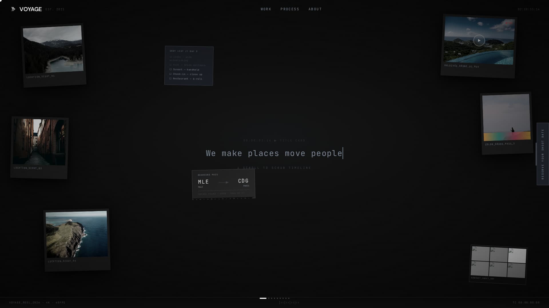Voyage - Cinematic Travel Landing Page Template