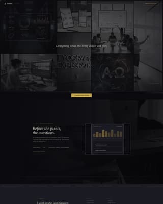 UI/UX Designer Portfolio Pre-Launch Website Template