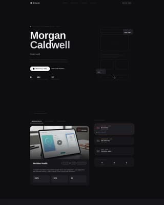 UI/UX Designer Portfolio Specialist Portfolio Website Template