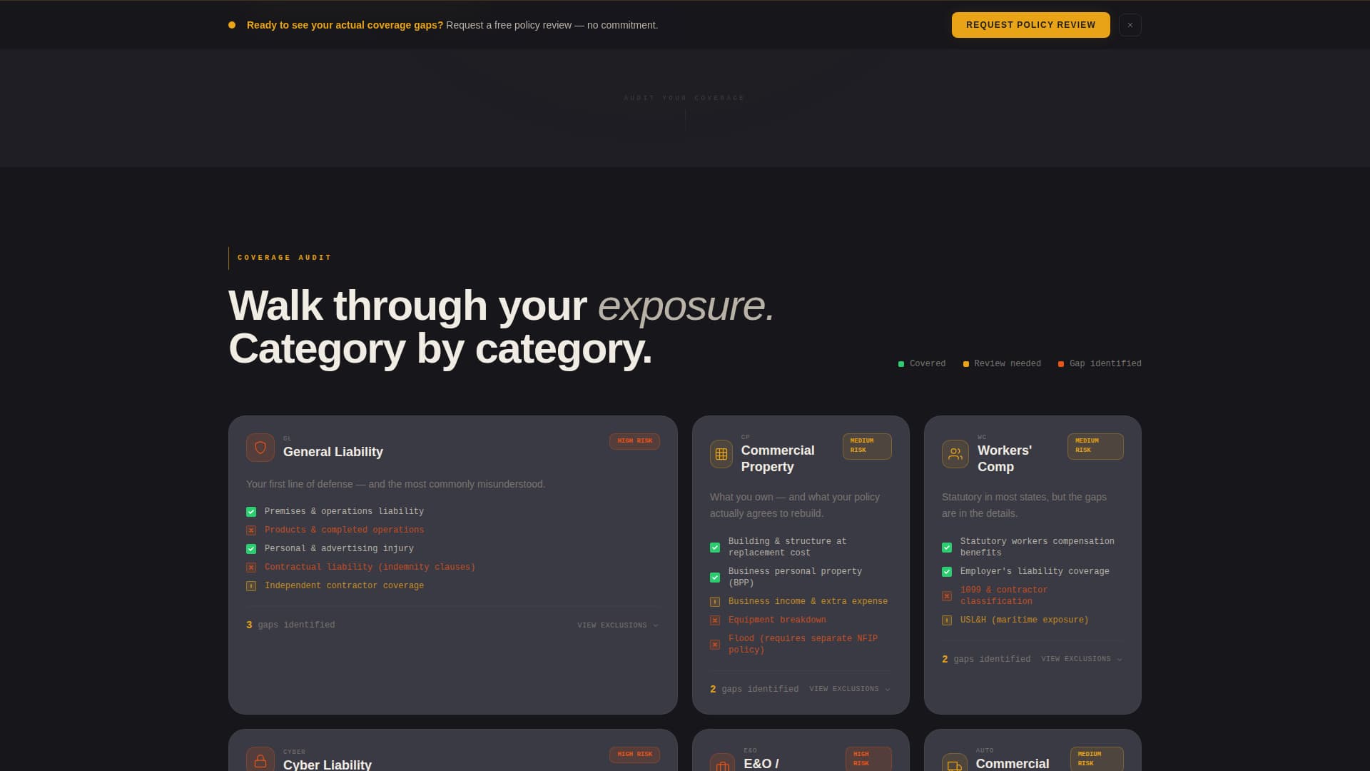 Shield - Powerful Commercialinsurance Landing Page Template