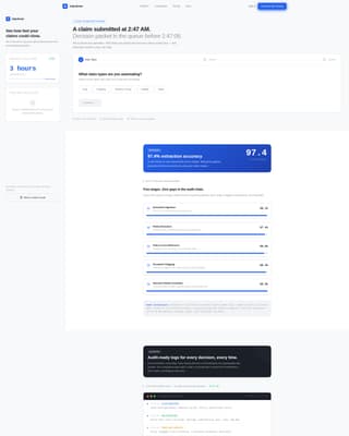 Adjudicate - Precision Claims Landing Page Template